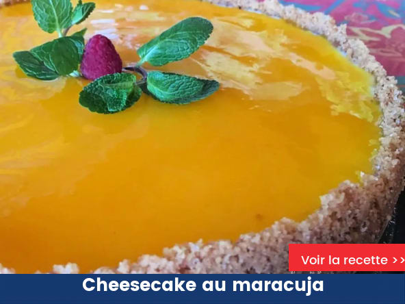 Cheesecake au maracuja